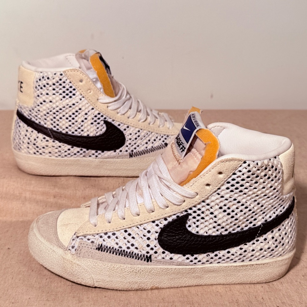 Nike Blazer Mid ’77 GS Filter & Reveal Patchwork Sneakers Youth 5.5Y Women’s 7